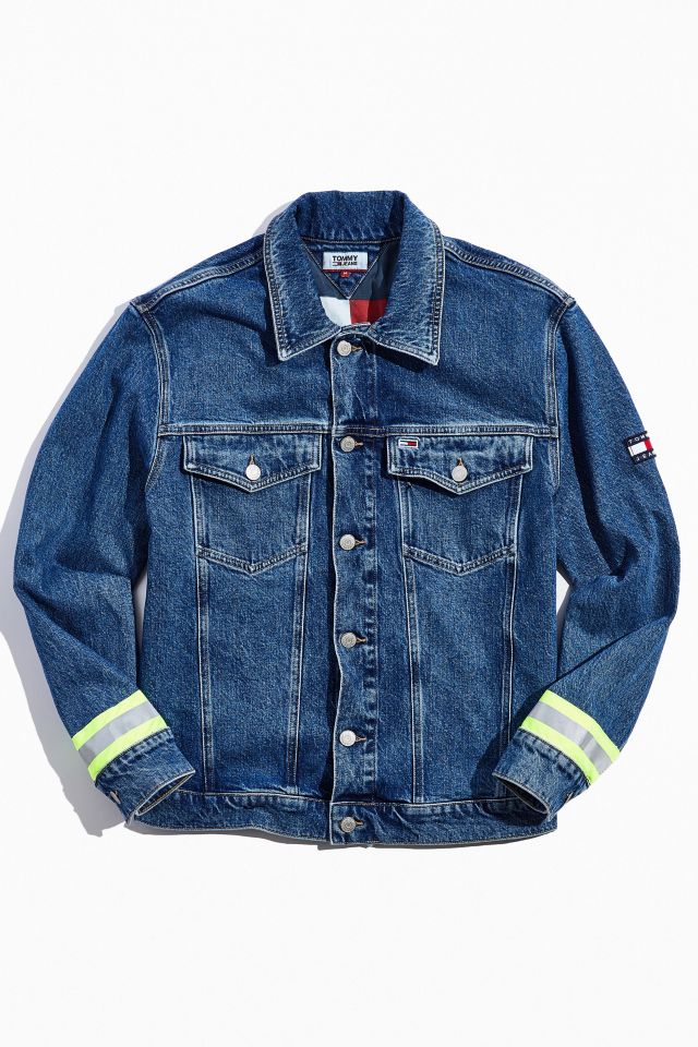 Tommy jeans oversized denim on sale jacket