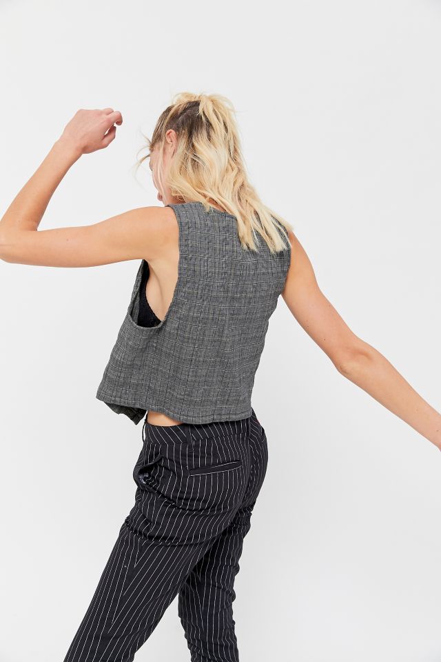 Urban Renewal Remnants Menswear Plaid Vest  #1