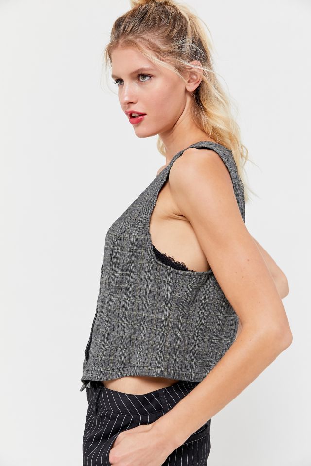 Urban Renewal Remnants Menswear Plaid Vest  #2