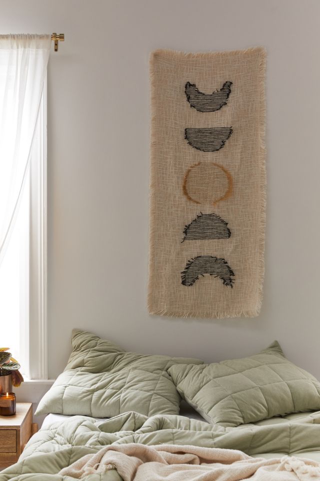 Corded Moon Phase Tapestry