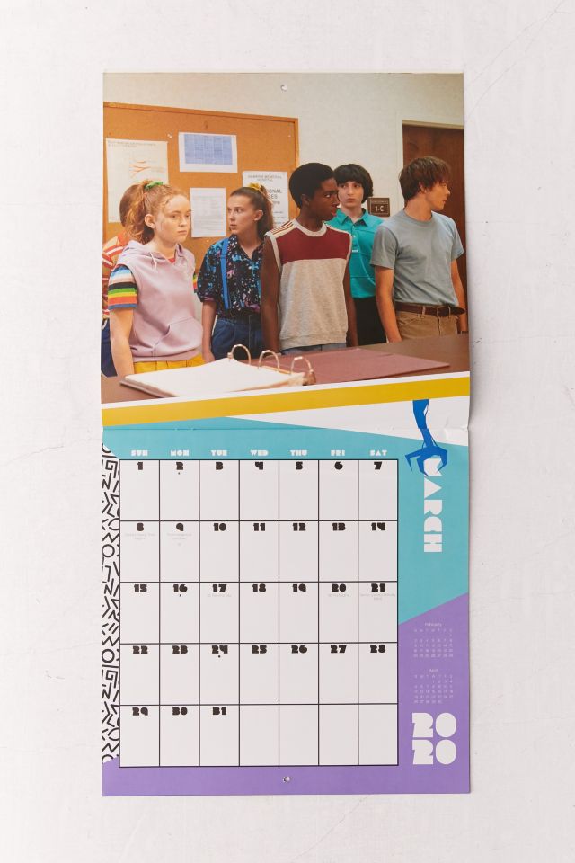 2020 Stranger Things 16-Month Wall Calendar #4