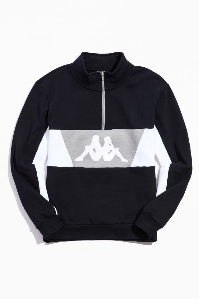 Kappa half outlet zip sweatshirt