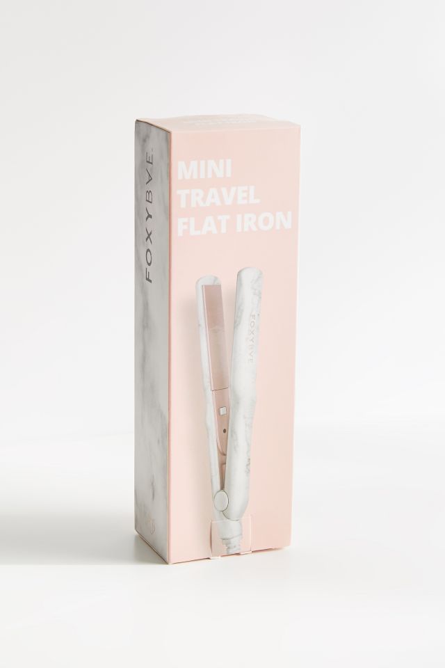 Foxybae Rose Gold Marble Mini Travel Flat Iron #1