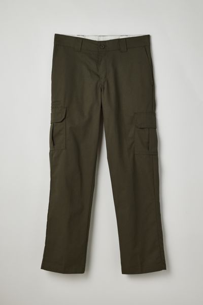 dickies twill cargo pants dark green