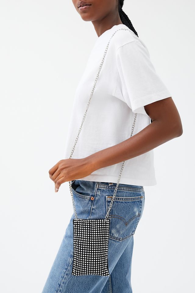 Steve Madden Call Me Rhinestone Crossbody Bag #1