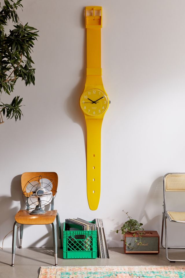 swatch wall clock