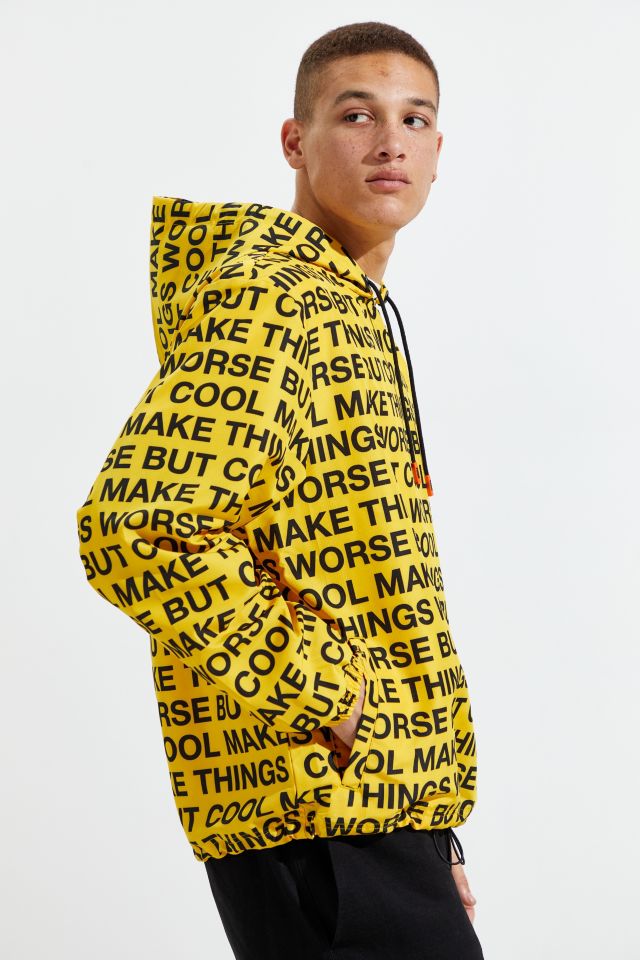 Puma X Randomevent Allover Print Windbreaker Hoodie Jacket #3