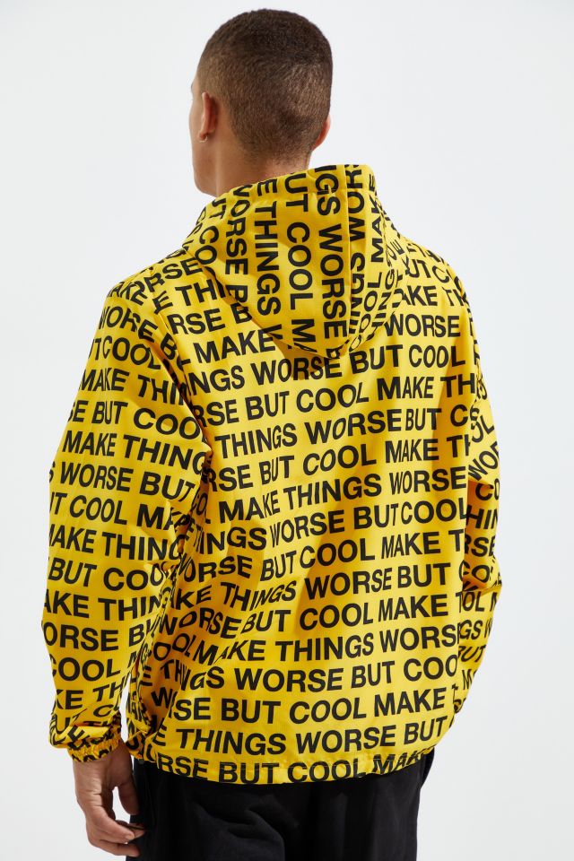 Puma X Randomevent Allover Print Windbreaker Hoodie Jacket #4