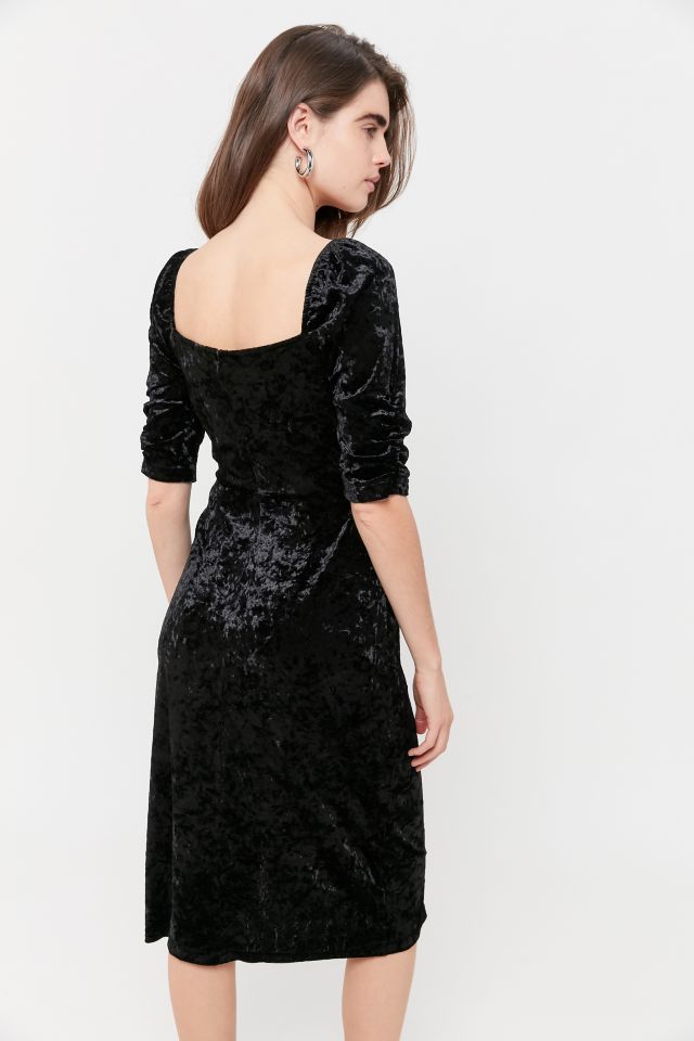 Narrated Crushed Velvet Dress #2