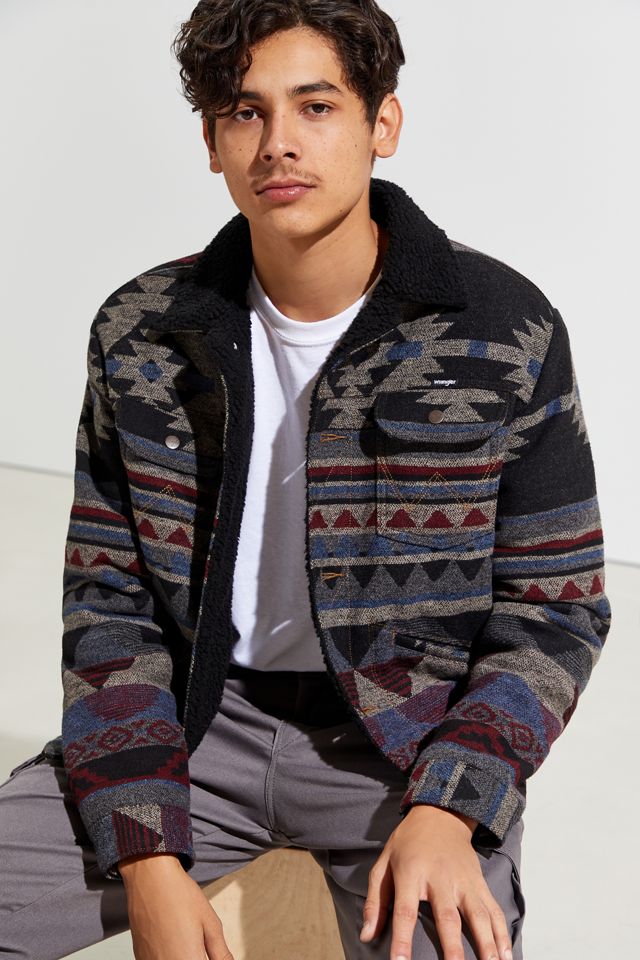Wrangler Heritage Lined Southwest Trucker Jacket | Urban Outfitters