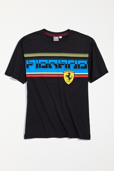 puma ferrari street crew t shirt