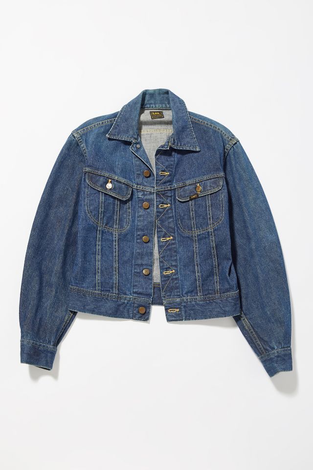 Vintage Lee Dark Wash Denim Jacket 