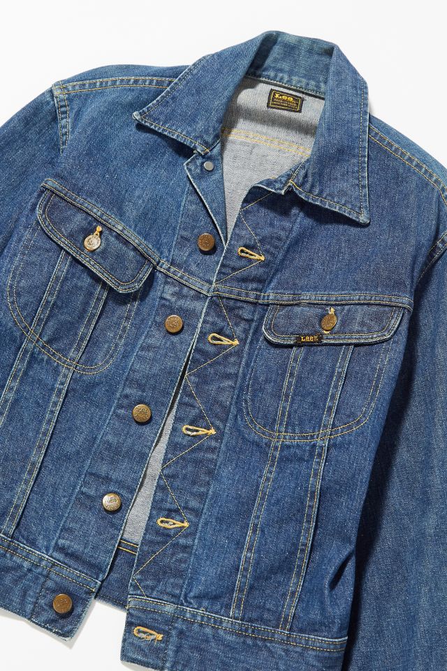 Vintage Lee Dark Wash Denim Jacket  #1