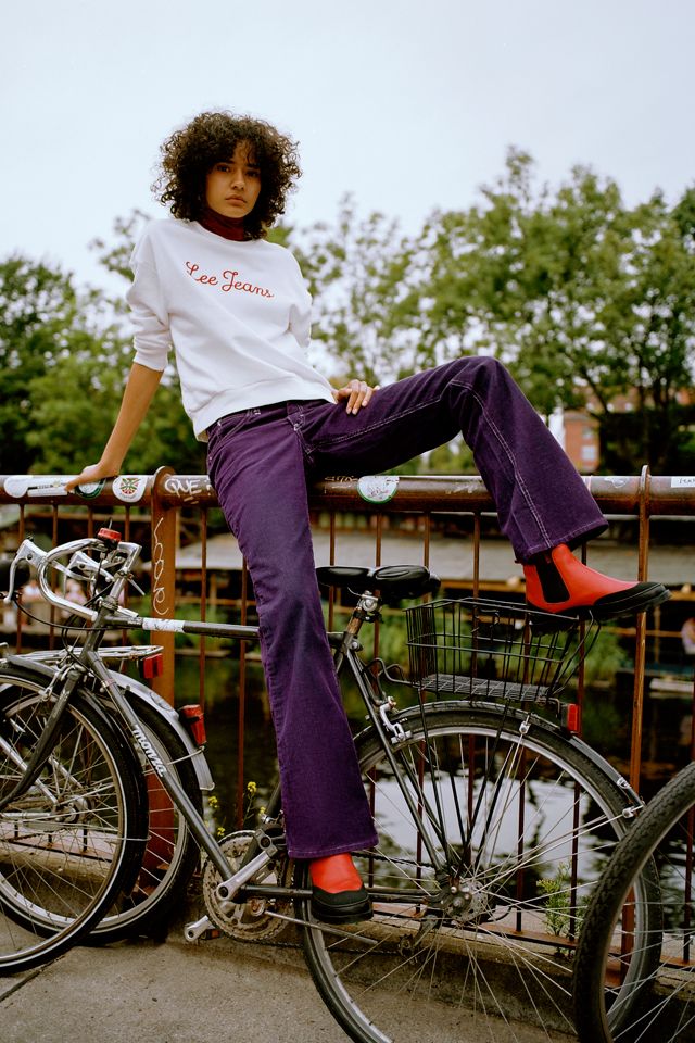 Vintage Lee Purple Corduroy Flare Pant