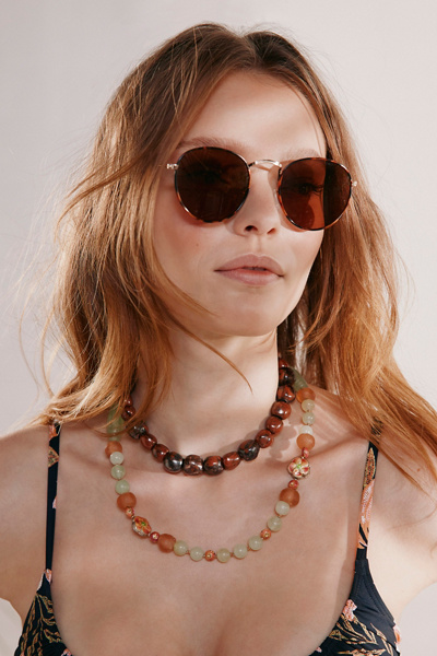 Urban Outfitters Billie metal round sunglasses Sunglasses Frames Billie Metal Round Sunglasses Billie Round  main image 3