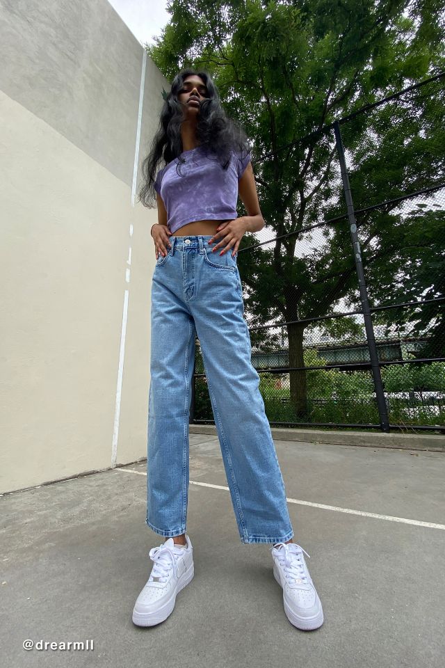 urban outfitters high rise baggy jeans