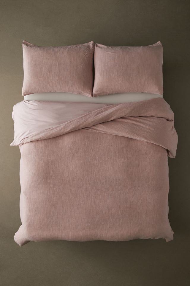 Cozy Slub Duvet Cover Urban Outfitters