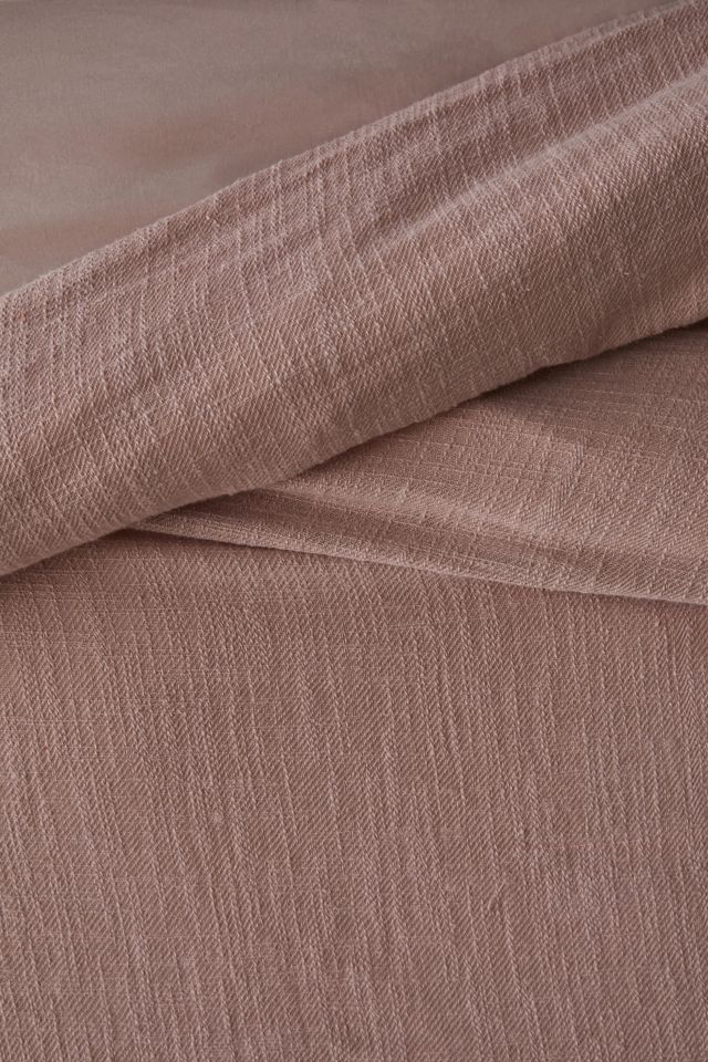 Cozy Slub Duvet Cover Urban Outfitters