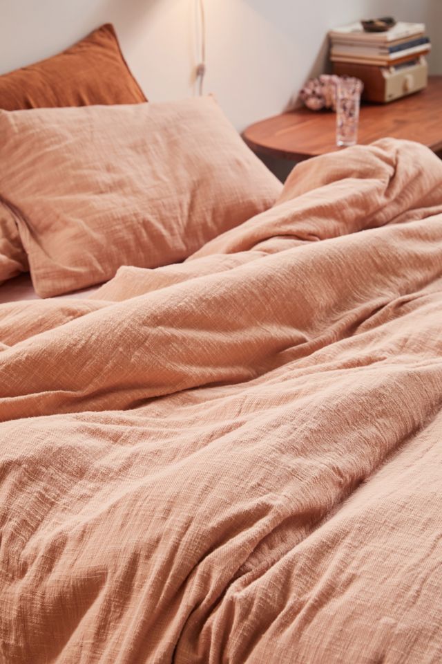 Cozy Slub Duvet Cover Urban Outfitters