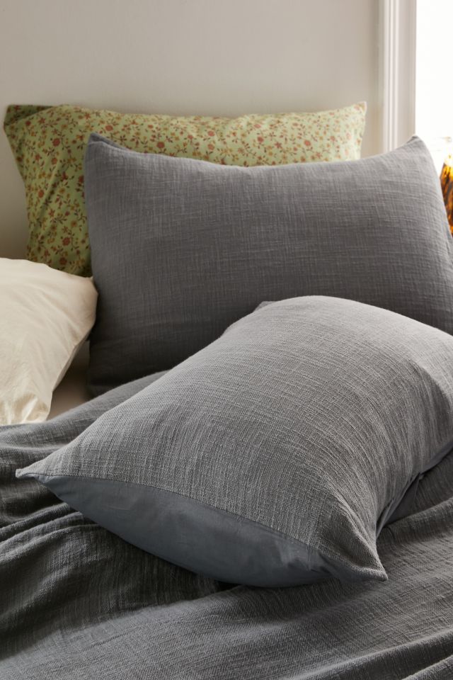 Ensemble de Taies d'Oreiller en Tissu Grège Douillet #1
