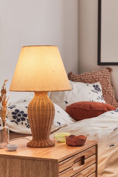 Urban outfitters rattan deals lamp