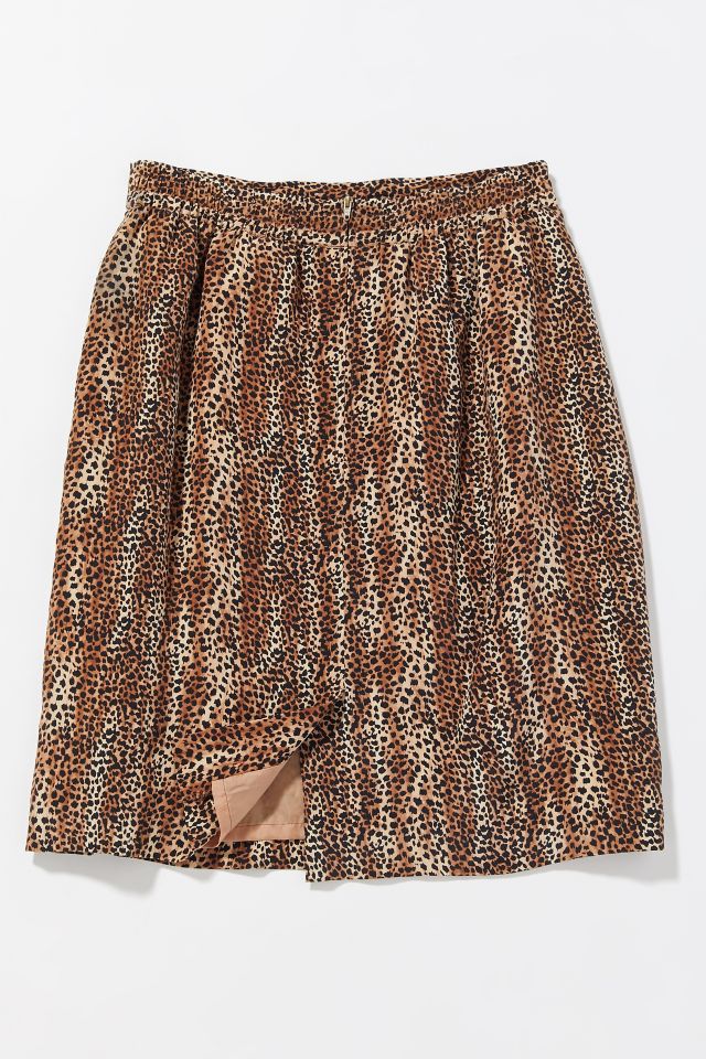 Cheetah midi 2025 skirt urban outfitters