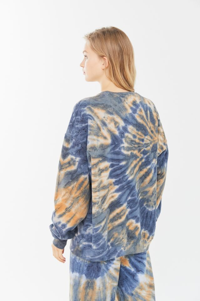 Urban Renewal Recycled Burst Tie-Dye Crew Neck Sweatshirt   #2