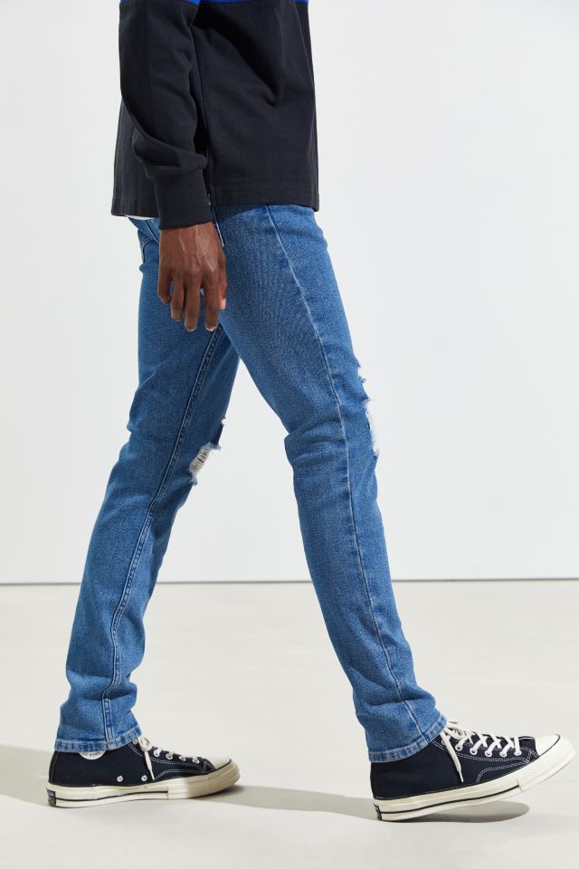BDG Cielo Destructed Blue Skinny Jean  #3
