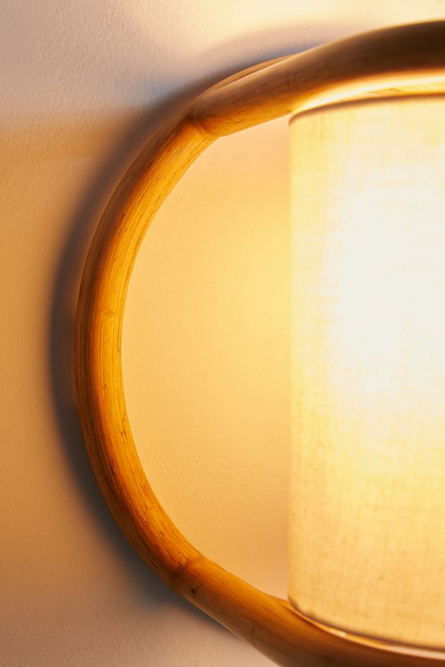 Marcella Rattan Sconce #2