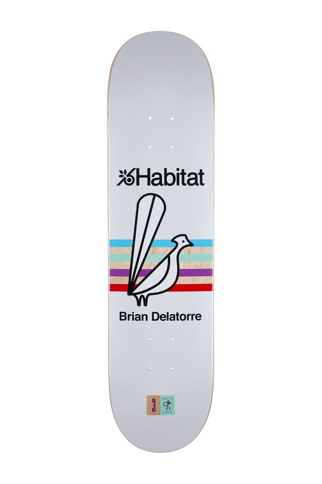 Habitat Brian Delatorre スケートボード コンプリート Habitat Delatorre Quartus Skateboard Deck 7.875 x 31.625 | Urban