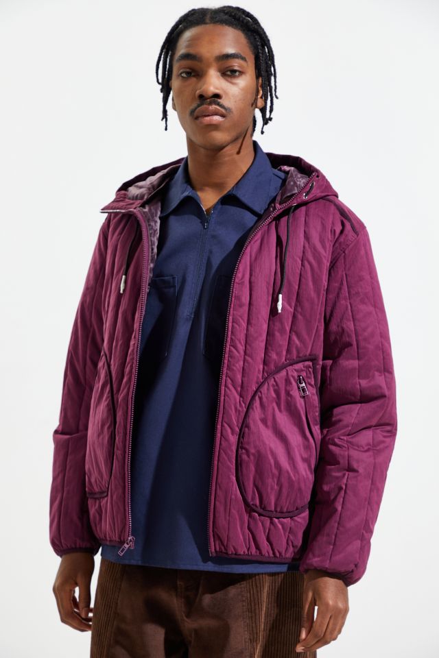 UO Hooded Polyester Liner Jacket