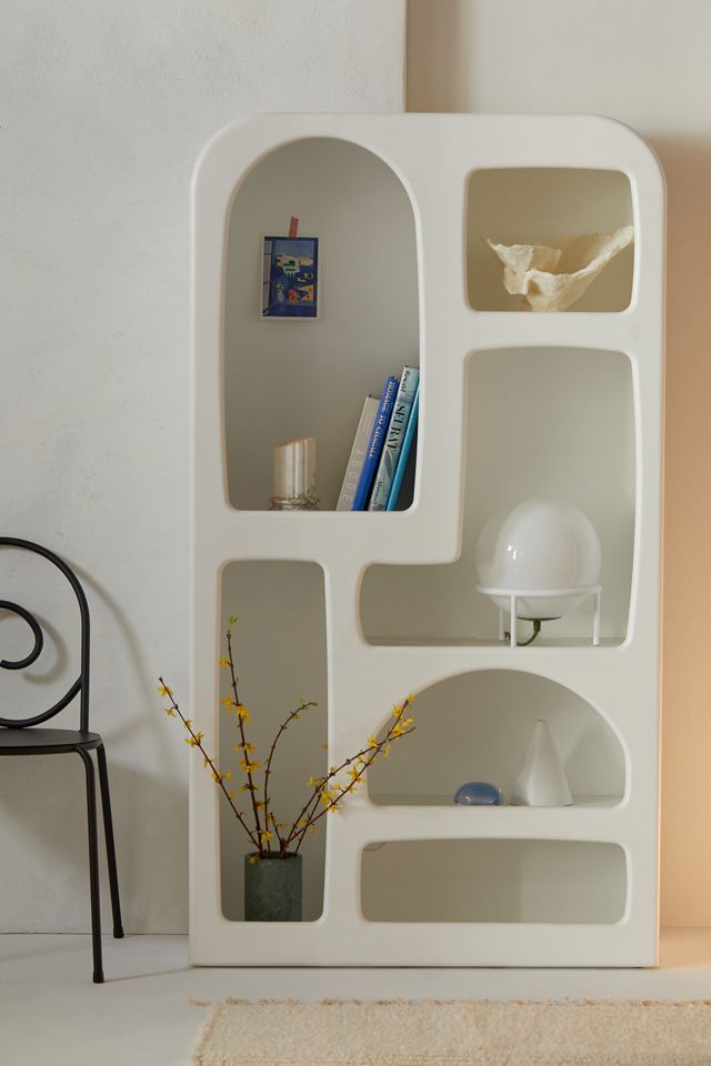 Isobel Bookshelf Urban Outfitters, Urban Outfitters Corner Bookcase