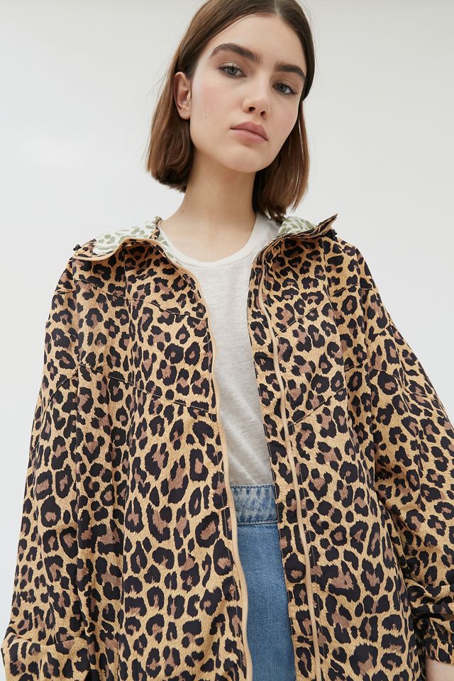 Gramicci Leopard Print Shell Jacket | Urban Outfitters