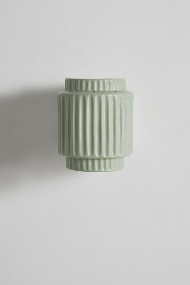 Tristan Green Ceramic Sconce #1