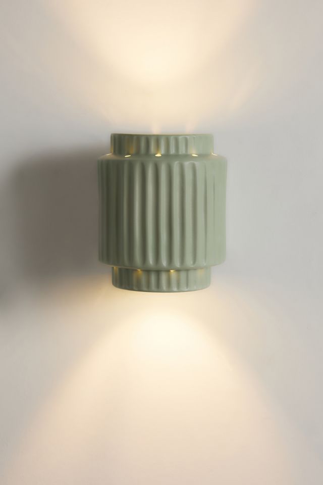 Tristan Green Ceramic Sconce #2