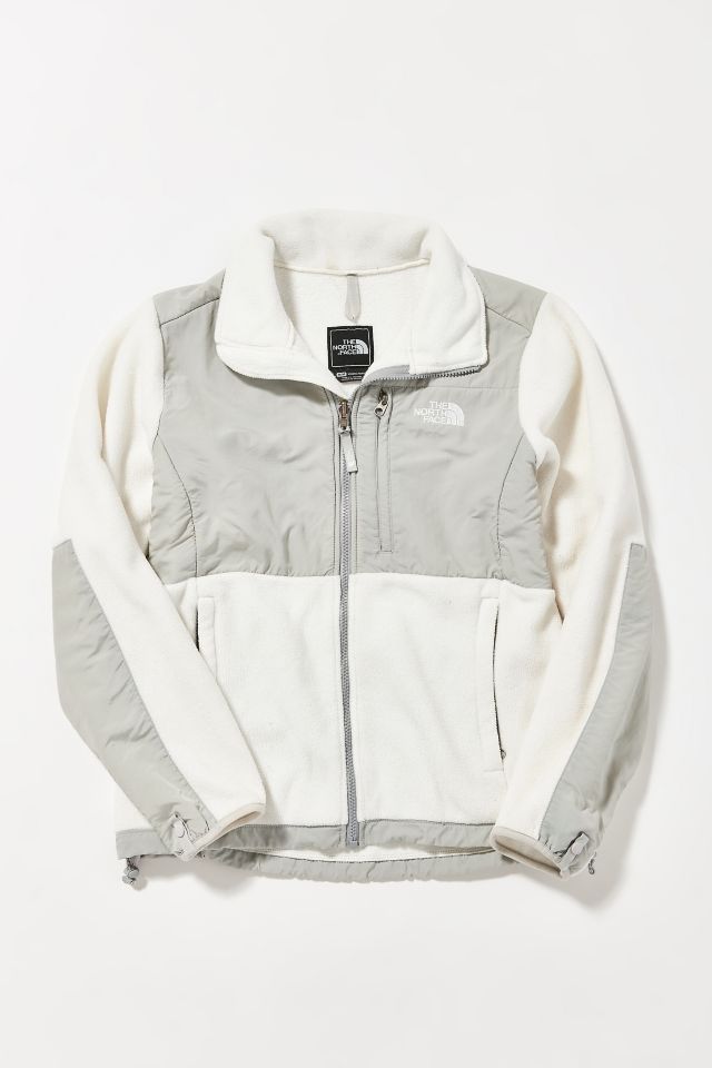 White north face on sale fleece