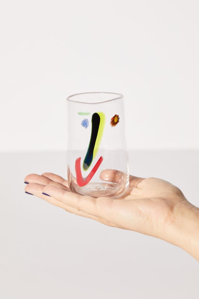 Neal Drobnis Handblown Glass Face Vessel #3