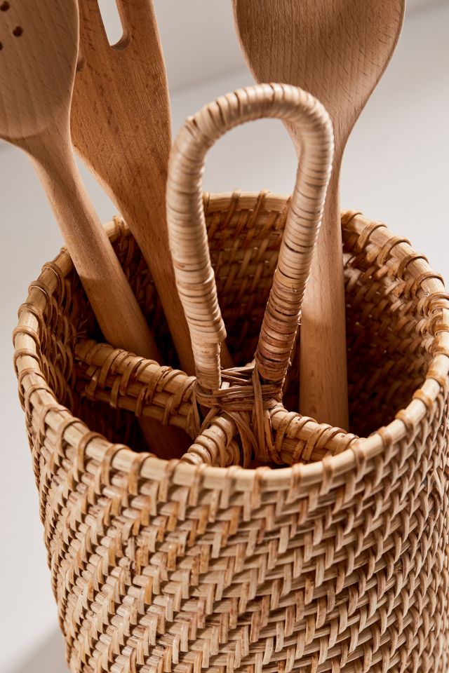 Basket Utensil Holder #1