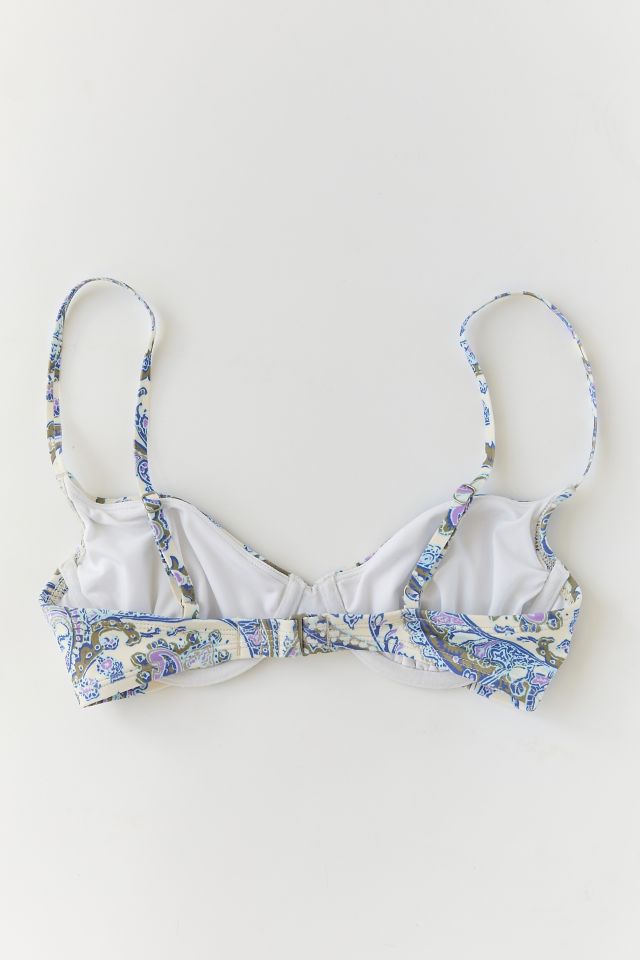 Out From Under Printed Tenny Underwire Demi Bikini Top #3