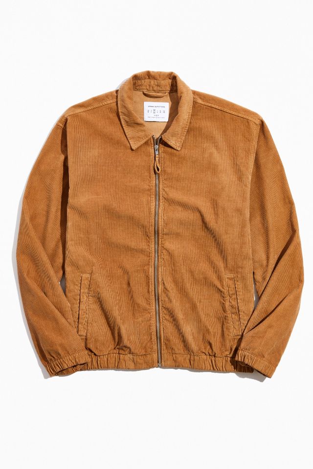 Corduroy zip online jacket