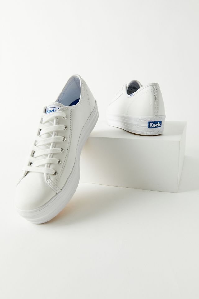 Sneaker plate-forme en cuir Triple Kick Keds #2