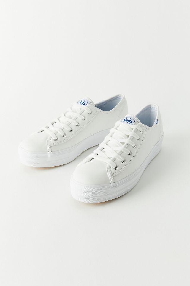 Sneaker plate-forme en cuir Triple Kick Keds #3