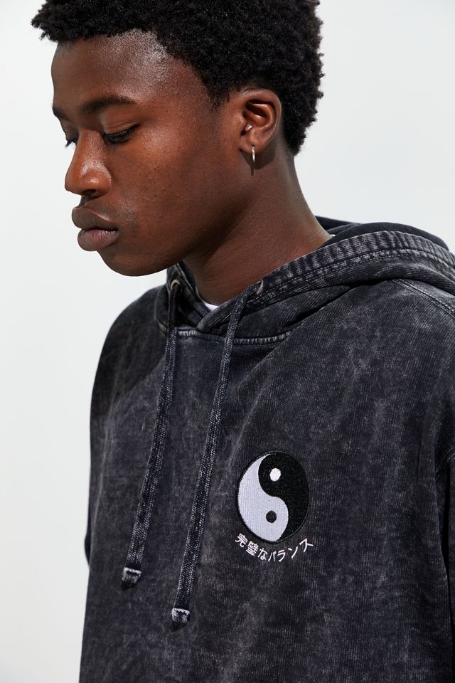 Yin Yang Overdyed Hoodie Sweatshirt  #3