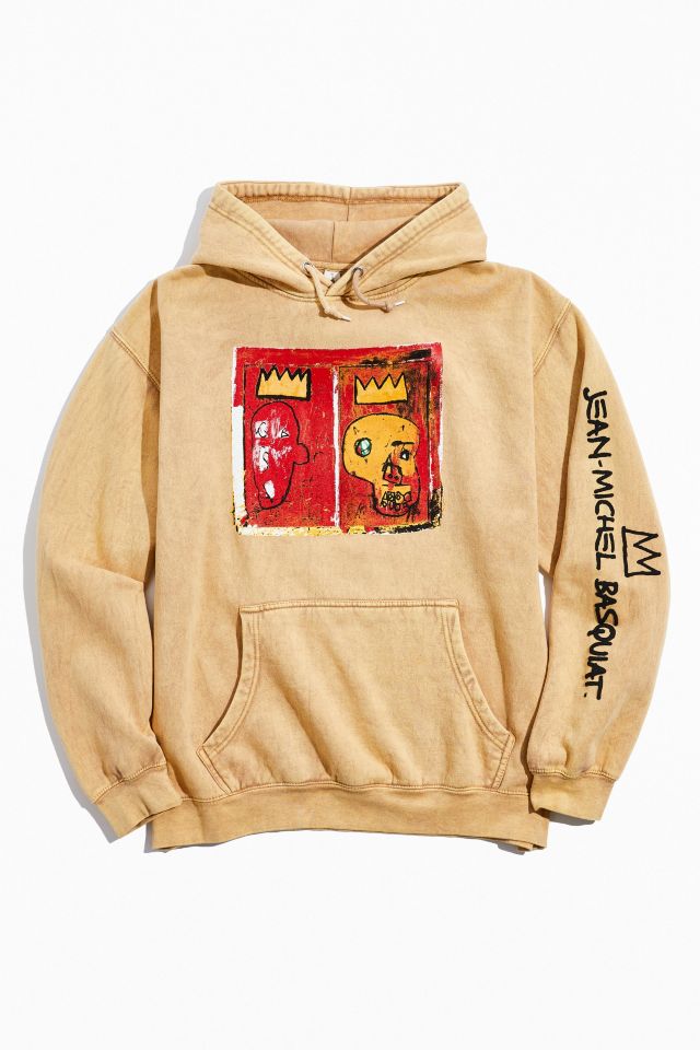 Basquiat Pigment Dyed Hoodie Sweatshirt