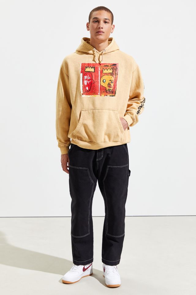 Basquiat Pigment Dyed Hoodie Sweatshirt | Urban Outfitters