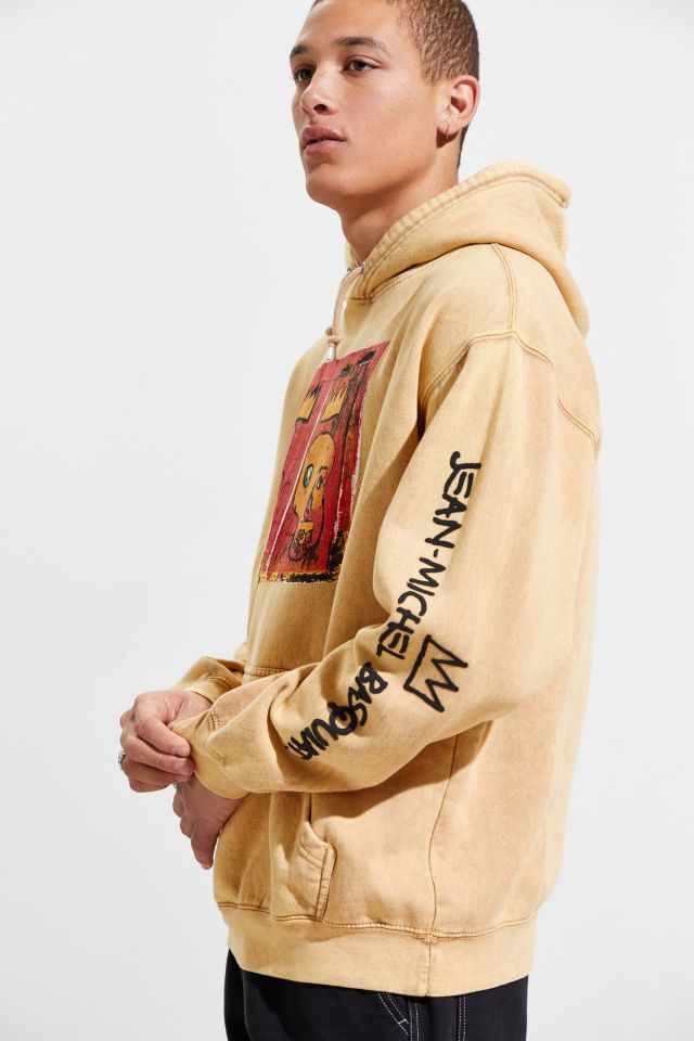 Basquiat Pigment Dyed Hoodie Sweatshirt