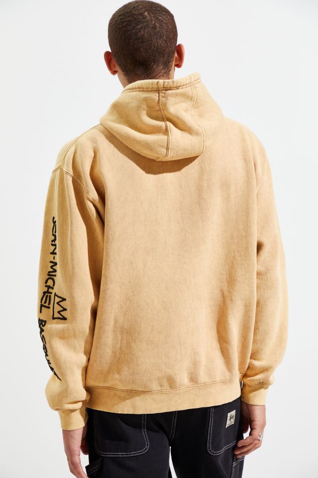 Basquiat Pigment Dyed Hoodie Sweatshirt