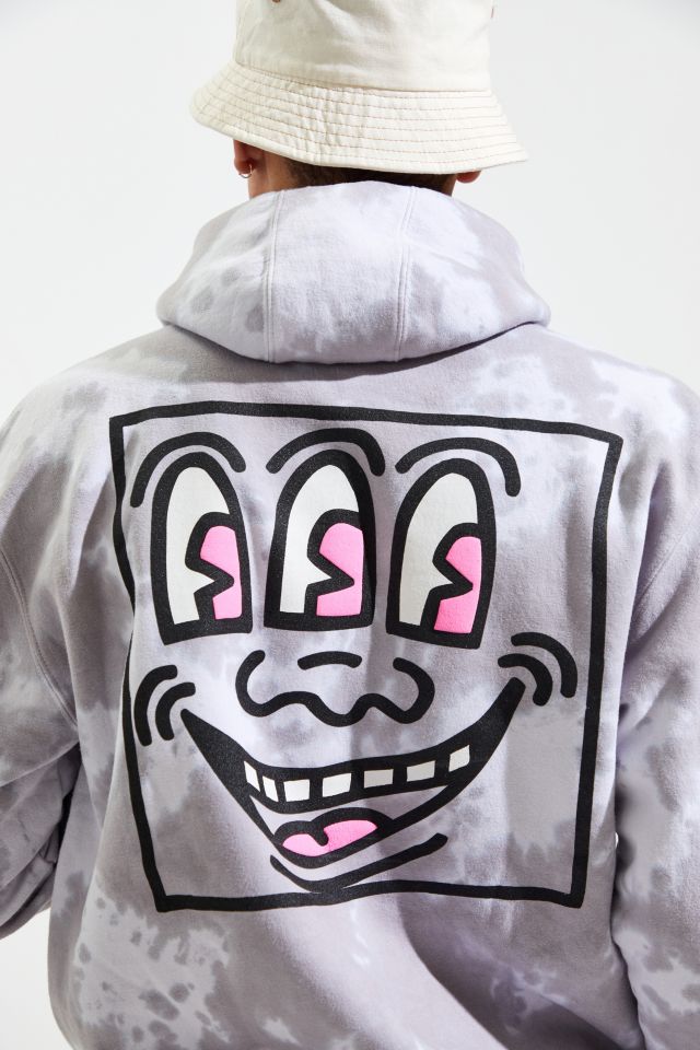 Keith haring tie dye hoodie sale