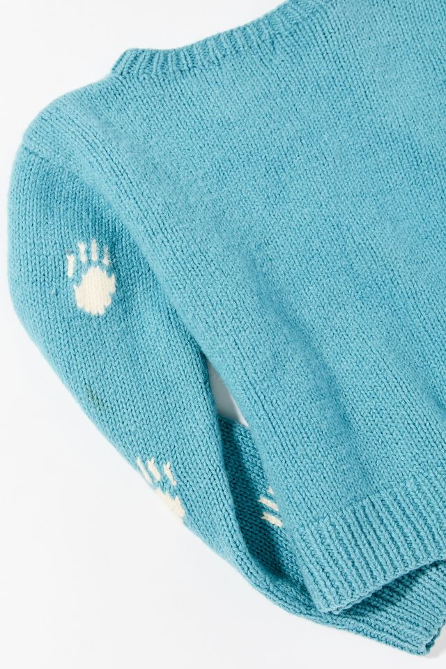 Vintage Polar Bear Crew Neck Sweater  #1