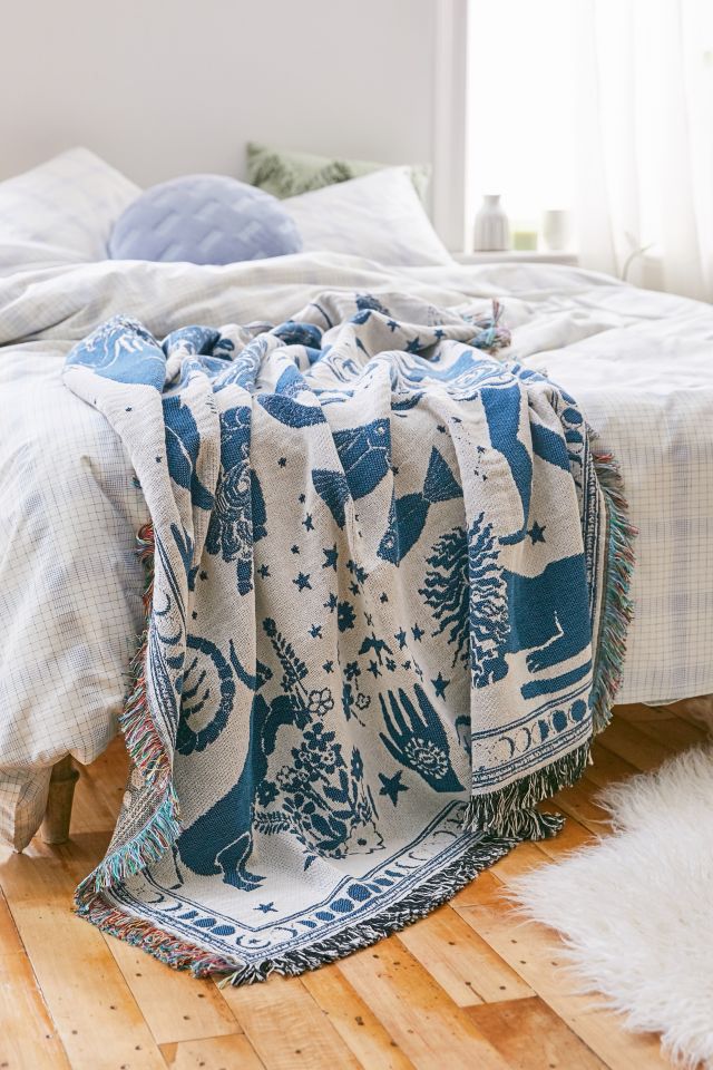 Zodiac Woven Throw Blanket #1